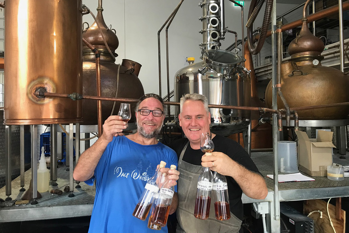 Lord Byron Rum Distillery - Choosing the cask.