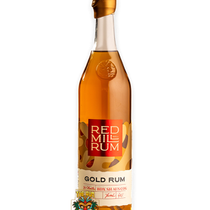 Red Mill Rum Gold Rum Bottle