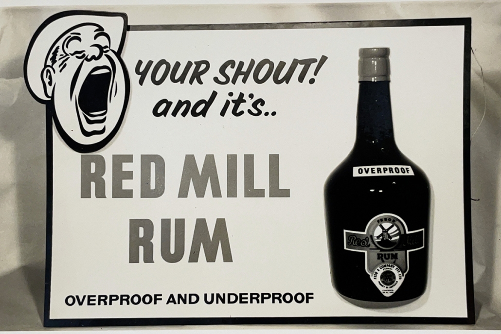 Red Mill Rum Gold Rum Advertisement