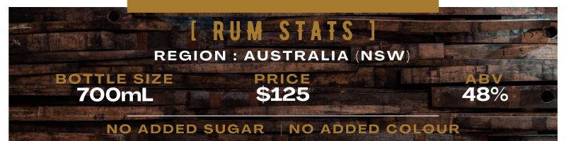 Riverbourne Dark Sipping Rum Stats