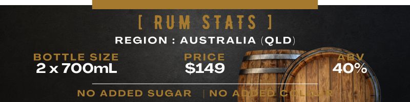 Burdekin Rum Twin Pack Stats