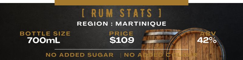 Rhum J.M Jardin Fruité Stats